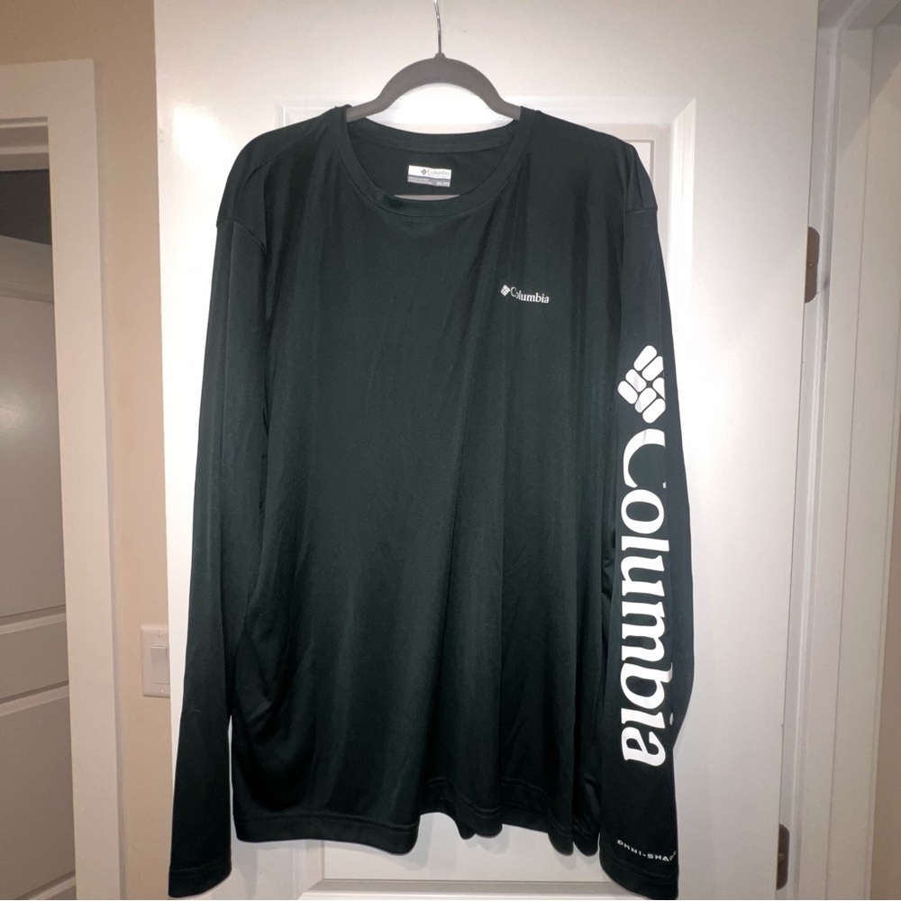 Columbia Men's Green Long Sleeve Omni-Shade Shirt